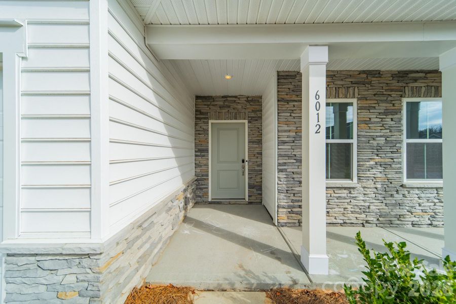 Exterior details and patio area of a home in Stewarts Landing, Charlotte (Image 4).