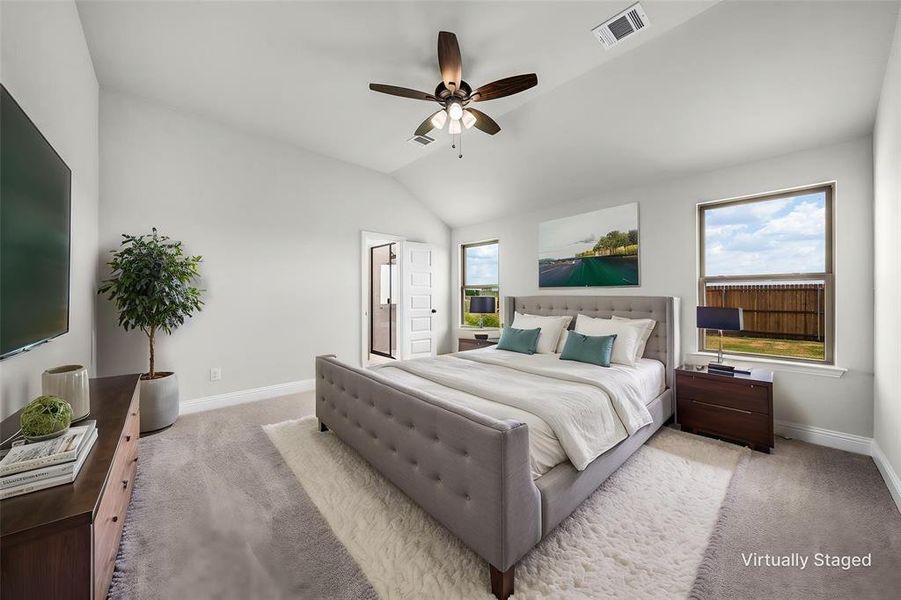 Furnished interior view inside a new home in Fox Landing, Caddo Mills (Image 8).