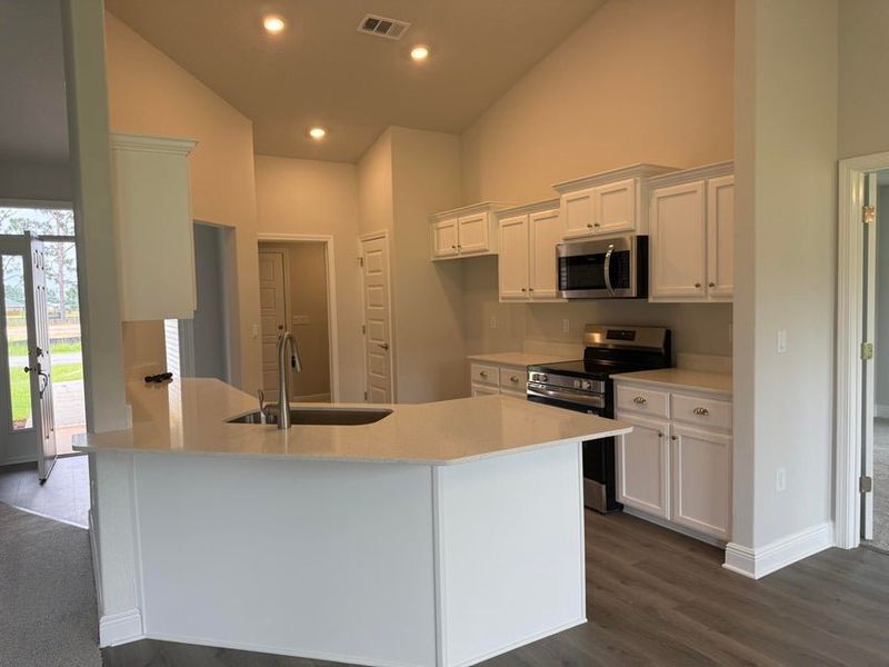 Furnished interior view inside a new home in Ashton View, Crestview (Image 4). Furnished interior view inside a new home in Ashton View, Crestview (Image 4).