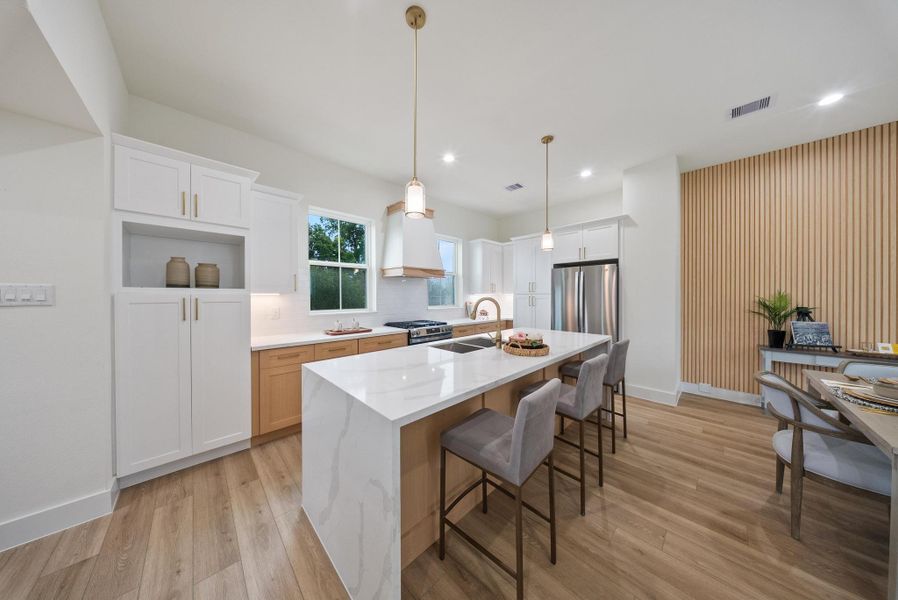 Furnished interior view inside a new home in , Houston (Image 6).