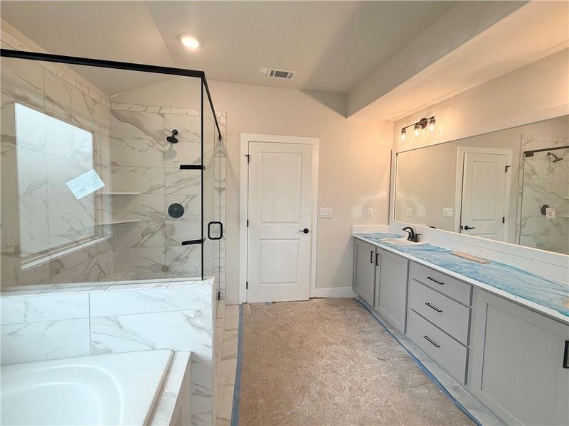 Furnished interior view inside a new home in , Hoschton (Image 6).