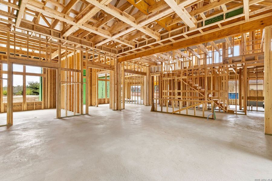 In-progress construction of a new home in , Canyon Lake, TX (Image 19).