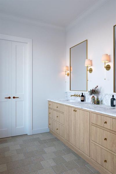 Furnished interior view inside a new home in , Dallas (Image 12).