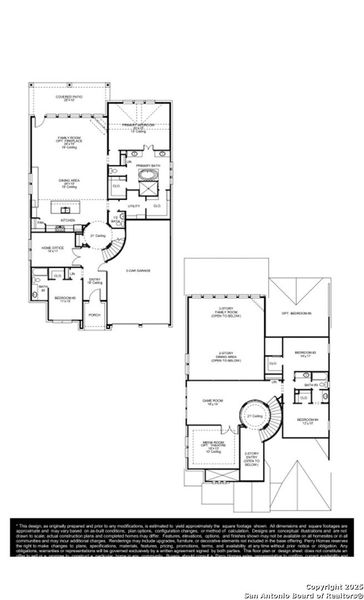 2D floor plan layout of this home in Johnson Ranch 55', Bulverde, TX (Image 3). 2D floor plan layout of this home in Johnson Ranch 55', Bulverde, TX (Image 3).