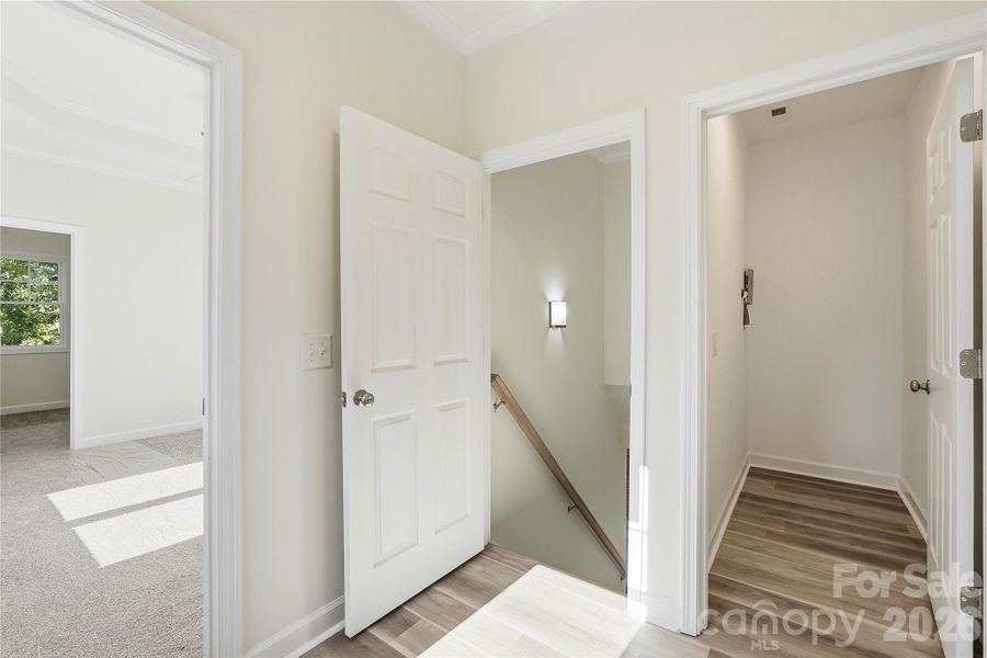 Storage room off laundry room