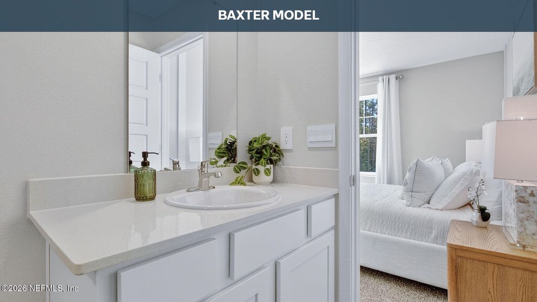 Furnished interior view inside a new home in Liberty Cove, Yulee (Image 9). Furnished interior view inside a new home in Liberty Cove, Yulee (Image 9).