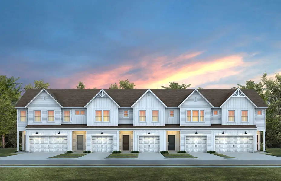 Front exterior of a new home in McConnell Ridge, McLeansville, NC, highlighting curb appeal (Image 15).