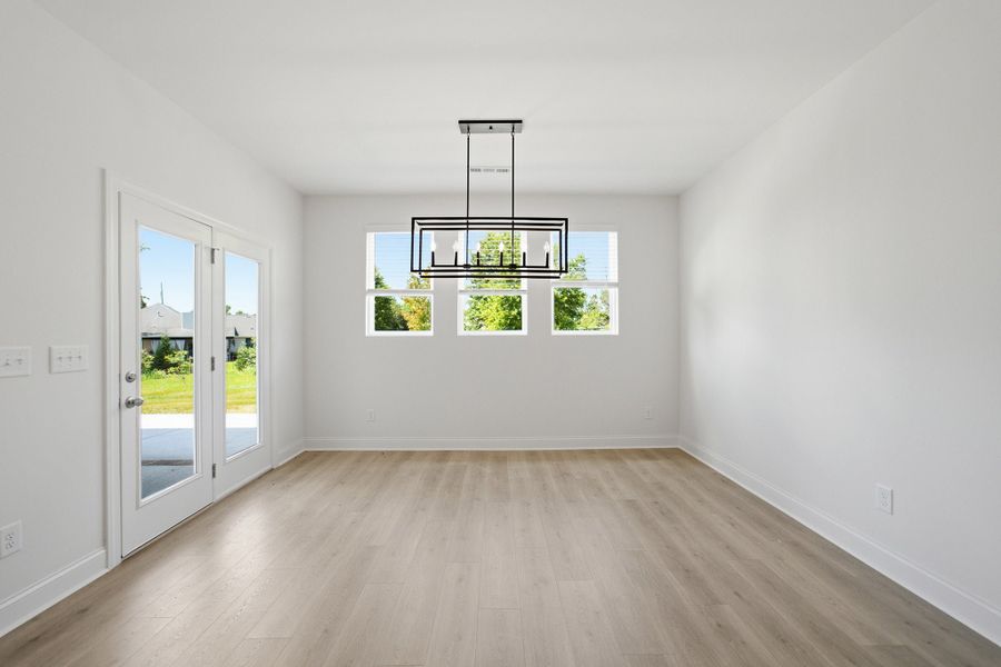 Spacious, unfurnished interior of a new home in Dorris Farm, White House (Image 48).