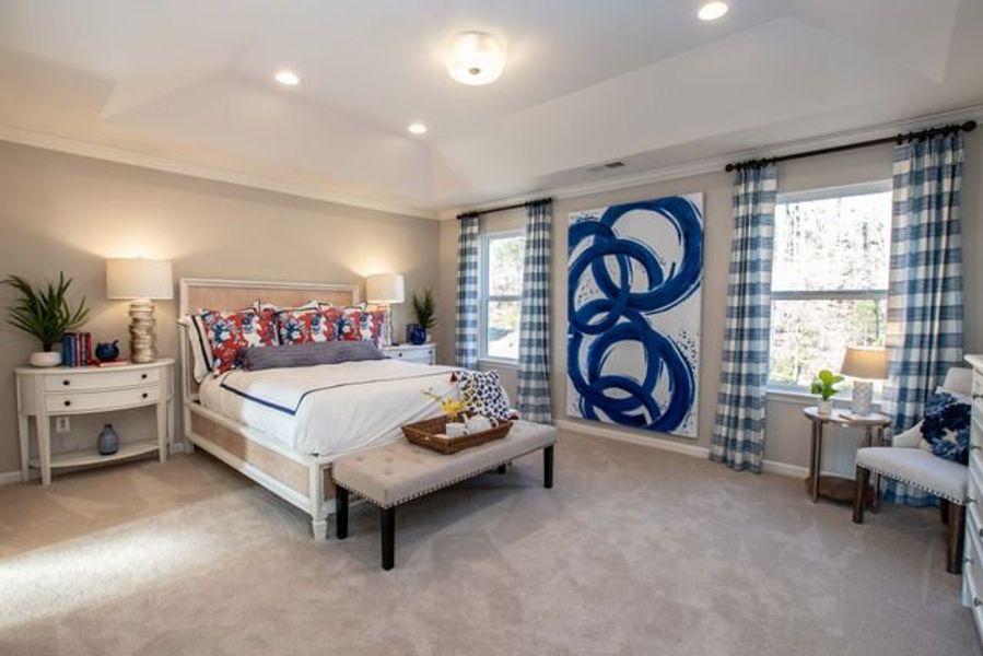 Representative furnished interior of a home built from the Bedford by True Homes in Huntington Hills, Lincolnton (Image 23).