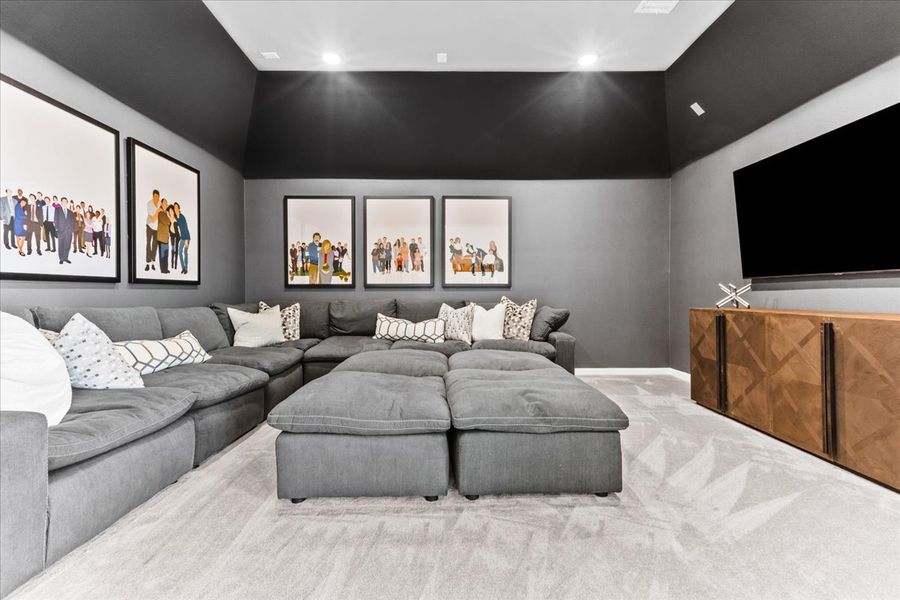Furnished interior view inside a new home in Nelson Lake, Rockwall (Image 9).