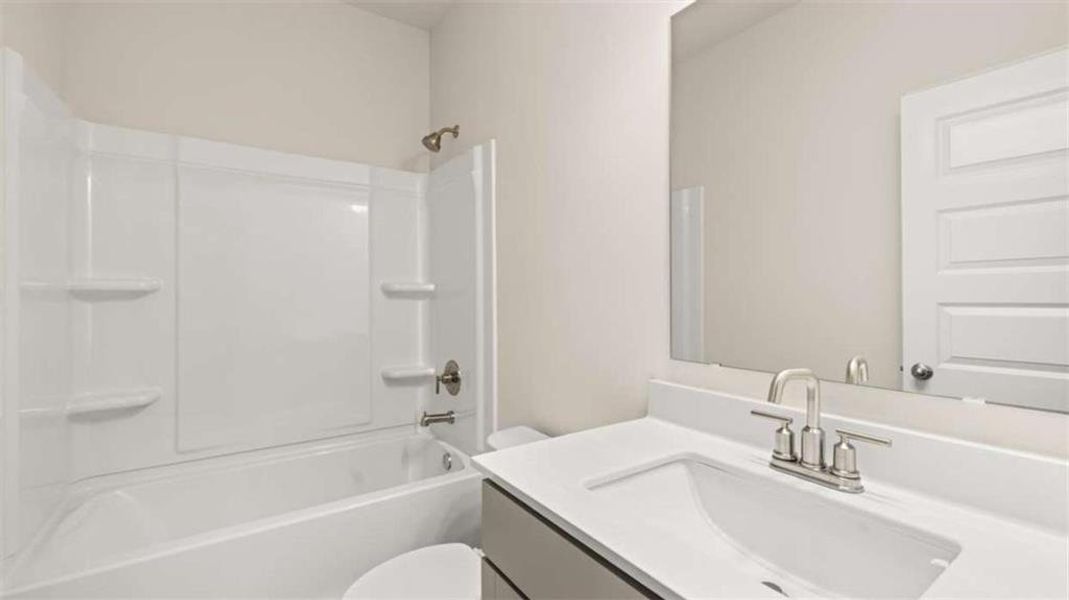 Furnished interior view inside a new home in Heritage Pointe, Senoia (Image 18).