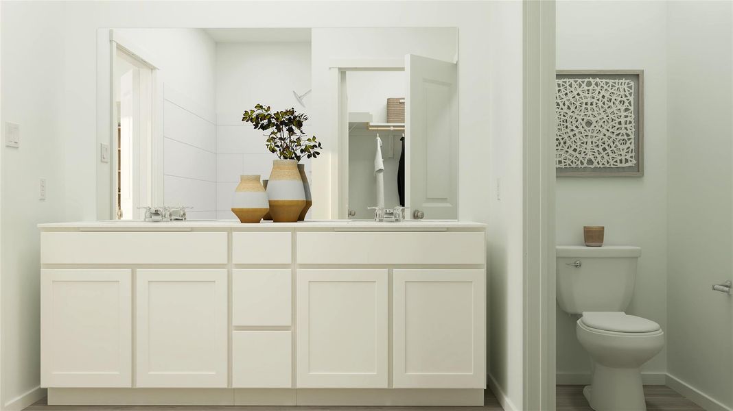 Furnished interior view inside a new home in Meadowlark Preserve: Lonestar Collection, Pflugerville (Image 10). Furnished interior view inside a new home in Meadowlark Preserve: Lonestar Collection, Pflugerville (Image 10).