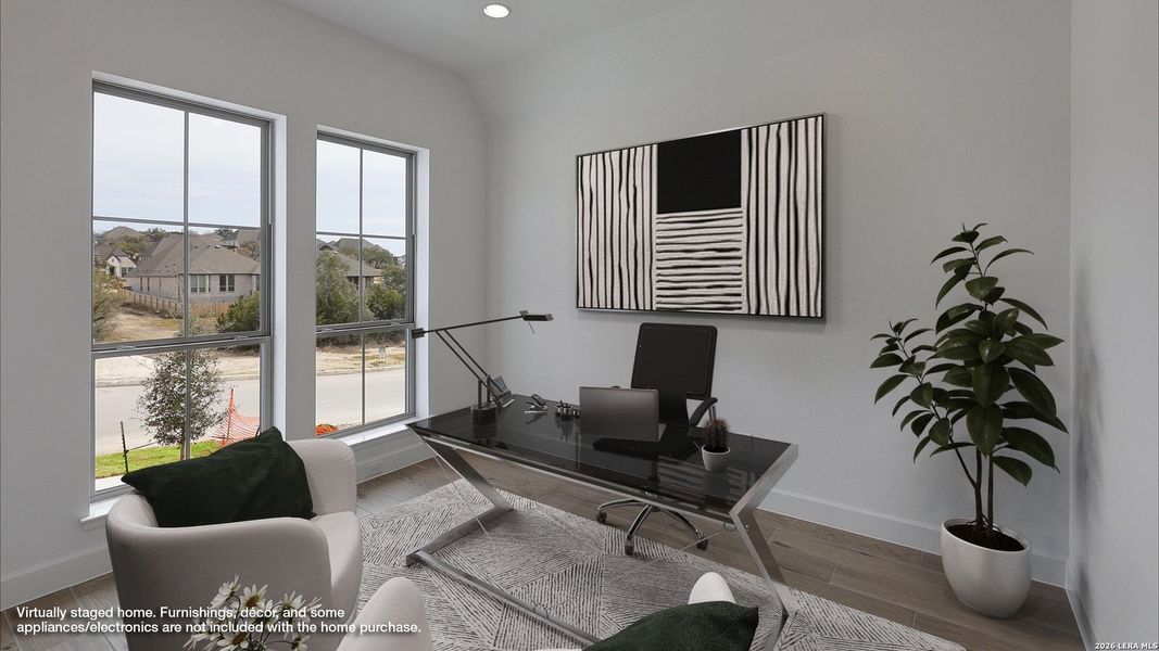 Furnished interior view inside a new home in The Ranches at Creekside, Boerne (Image 12).