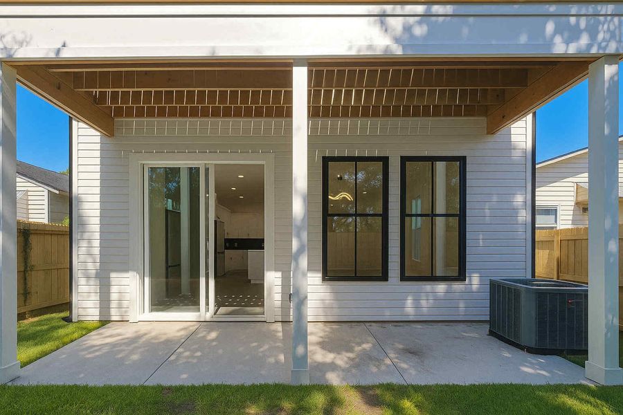 Exterior details and patio area of a home in , North Charleston (Image 23).