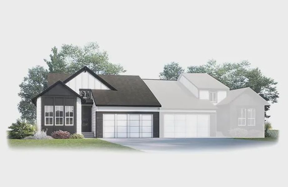 Exterior rendering of this home design in Deer Creek, Littleton, CO (Image 1). Exterior rendering of this home design in Deer Creek, Littleton, CO (Image 1).