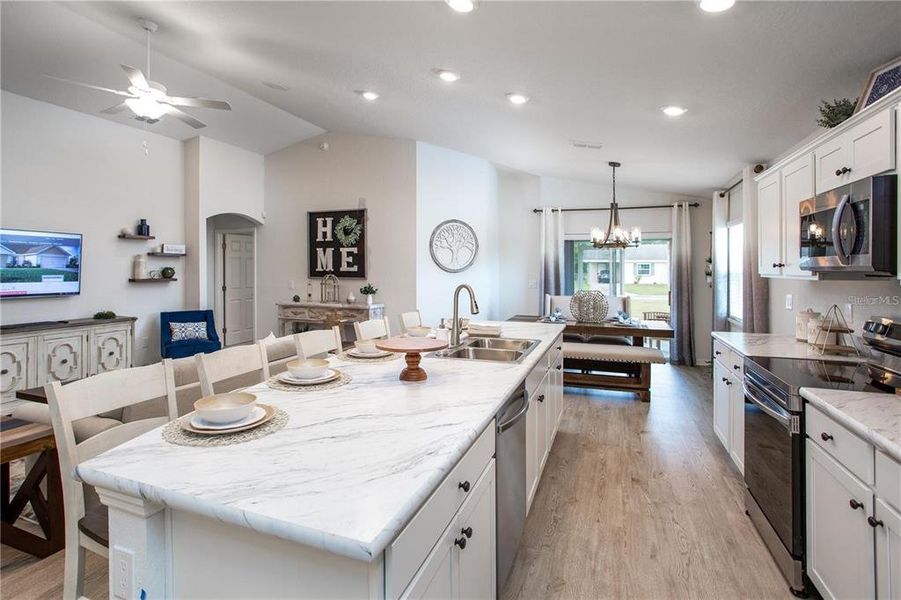 Furnished interior view inside a new home in Lakeside Preserve, Lakeland (Image 3).