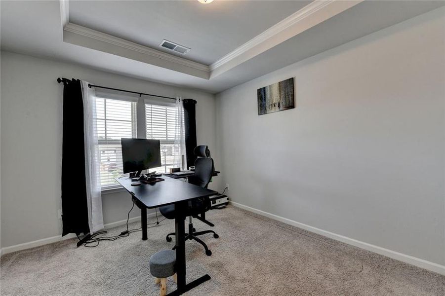 Furnished interior view inside a new home in Adagio, Dacula (Image 10).
