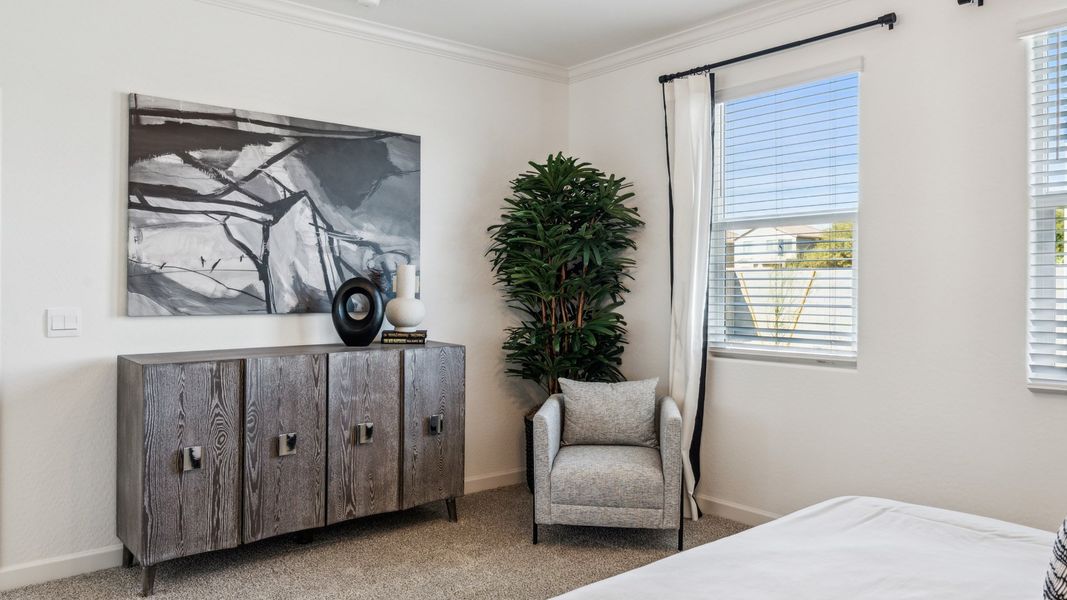 Furnished interior view inside a new home in Desert Moon Estates, Buckeye (Image 13).