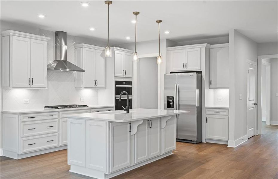Furnished interior view inside a new home in Rose Creek, Cumming (Image 5).