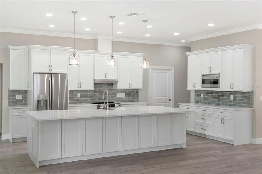 Furnished interior view inside a new home in , Safety Harbor (Image 10).