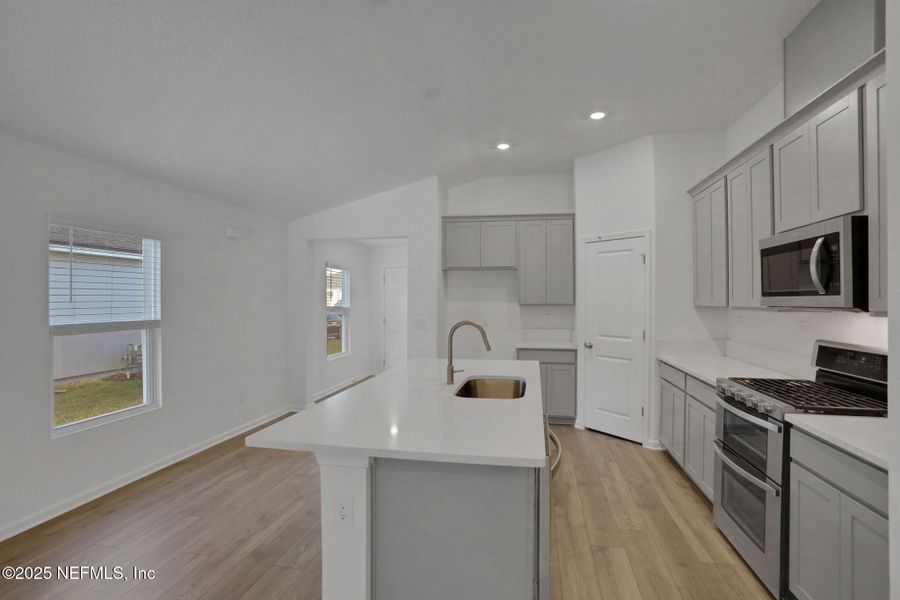 Furnished interior view inside a new home in Cordova Palms, St. Augustine (Image 6). Furnished interior view inside a new home in Cordova Palms, St. Augustine (Image 6).