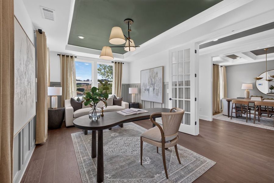 Representative furnished interior of a home built from the Newlyn by Pulte Homes in Windsor Court, Fayetteville (Image 30).