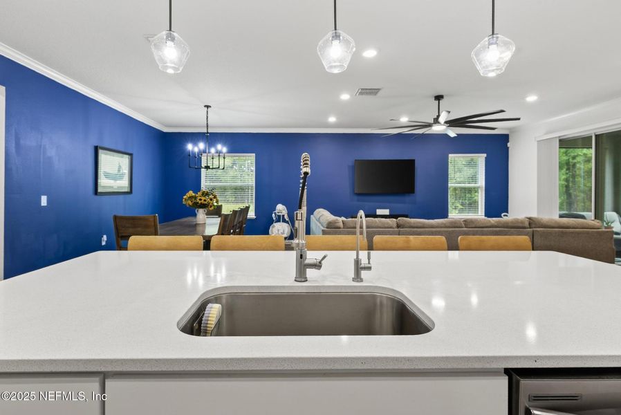 Furnished interior view inside a new home in Flagler Estates, Hastings (Image 27).