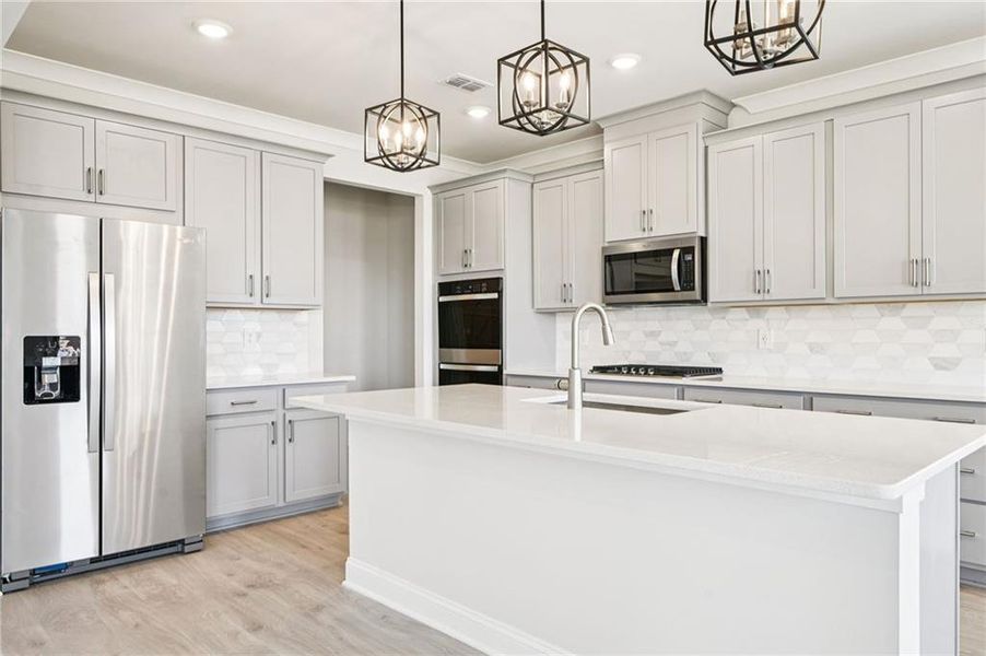 Furnished interior view inside a new home in River Pointe, Monroe (Image 12).