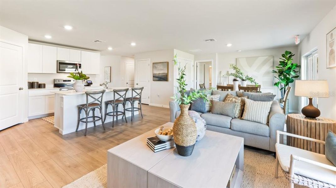Furnished interior view inside a new home in , Port Charlotte (Image 8). Furnished interior view inside a new home in , Port Charlotte (Image 8).