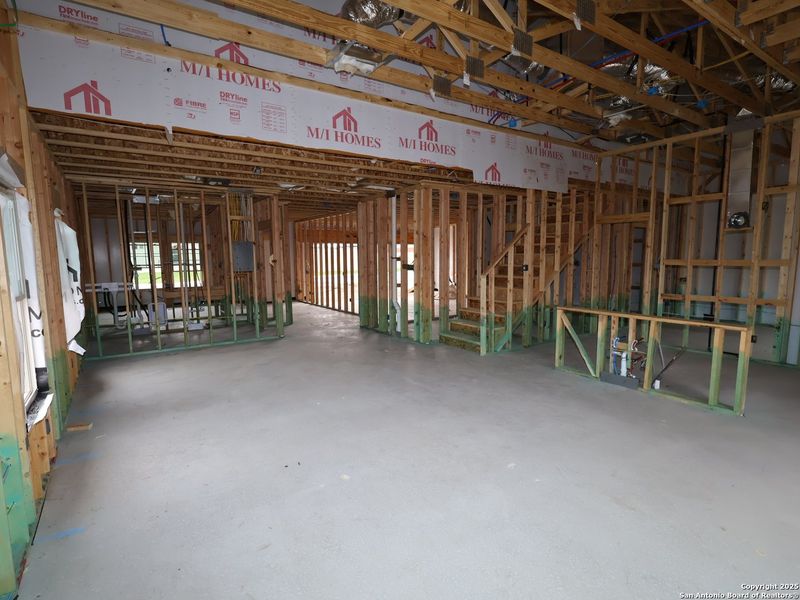 In-progress construction of a new home in Winding Brook, San Antonio, TX (Image 32).