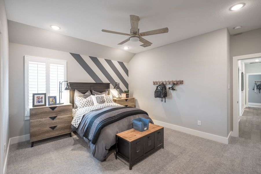 Representative furnished interior of a home built from the Barnhart by Tri Pointe Homes in Dunham Pointe, Cypress (Image 43).