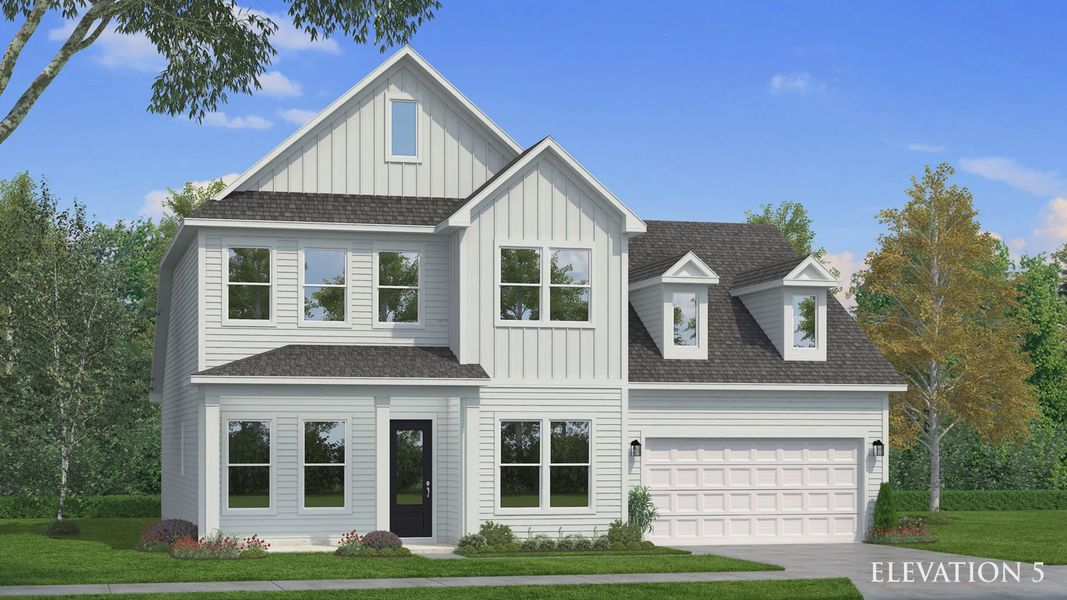 Front exterior of a new home in Marlon's Creek, Spring Hill, TN, highlighting curb appeal (Image 25). Front exterior of a new home in Marlon's Creek, Spring Hill, TN, highlighting curb appeal (Image 25).