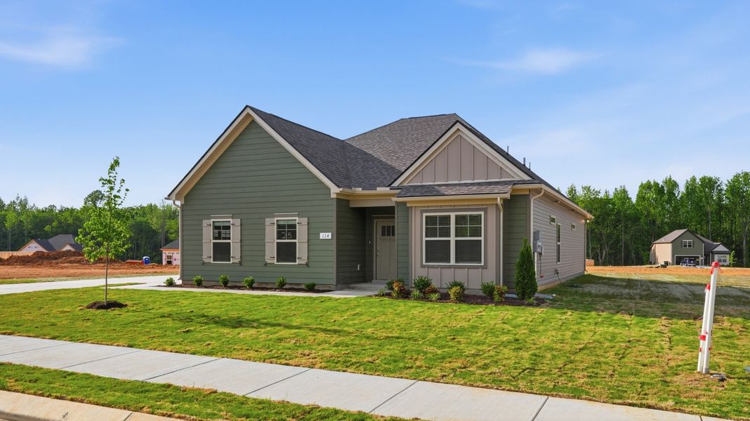 Front exterior of a new home in Stillwater, Tullahoma, TN, highlighting curb appeal (Image 17).