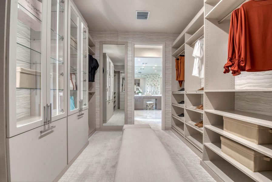 Furnished interior view inside a new home in Apex at Avenir, Palm Beach Gardens (Image 8).