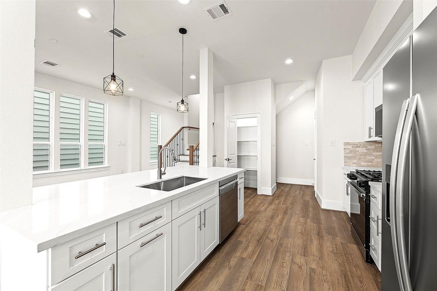 Furnished interior view inside a new home in , Houston (Image 5).