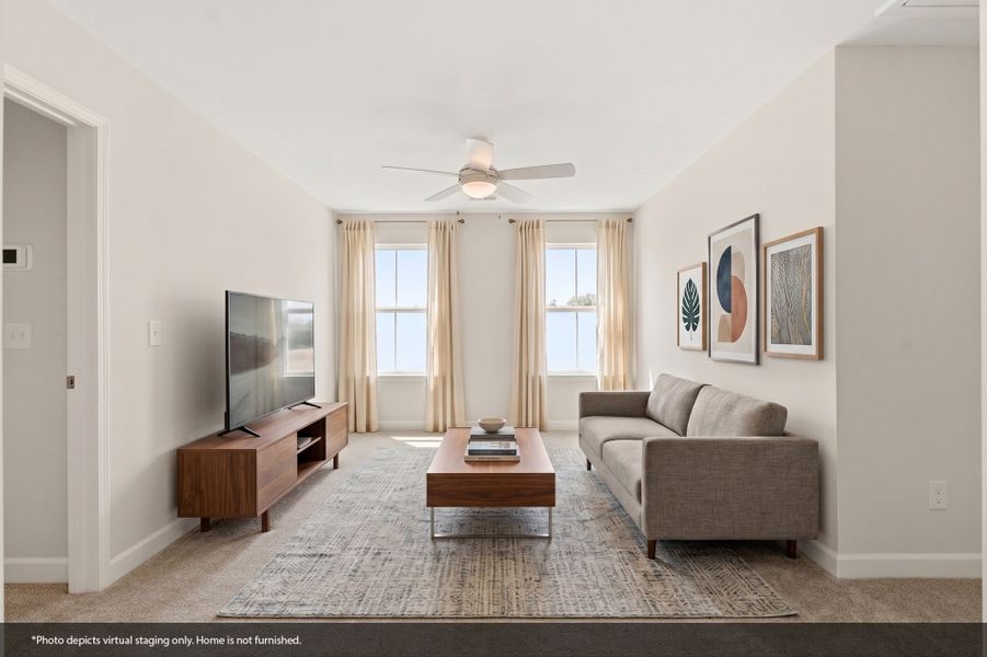 Furnished interior view inside a new home in Landmark Commons, Boiling Springs (Image 11).