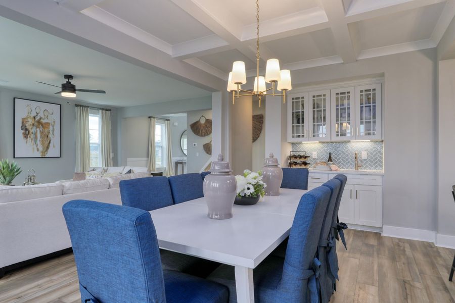 Furnished interior view inside a new home in , Summerville (Image 11).