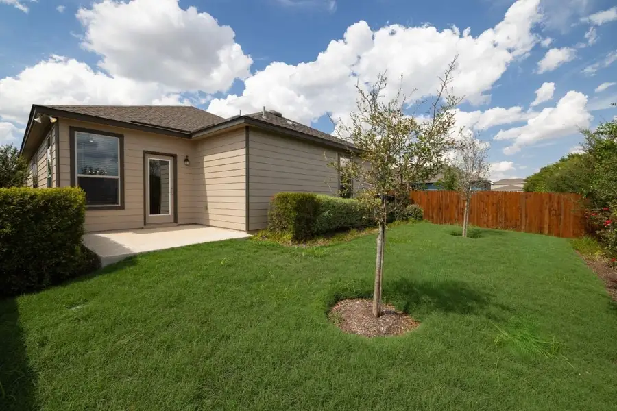 Exterior details and patio area of a home in Hidden Trails, Belton (Image 4). Exterior details and patio area of a home in Hidden Trails, Belton (Image 4).