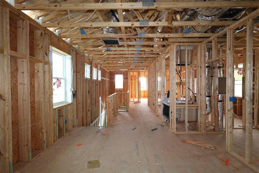 In-progress construction of a new home in Center Lake on the Park, St. Cloud, FL (Image 6).