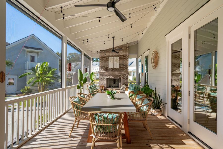 Furnished interior view inside a new home in , Mount Pleasant (Image 73).