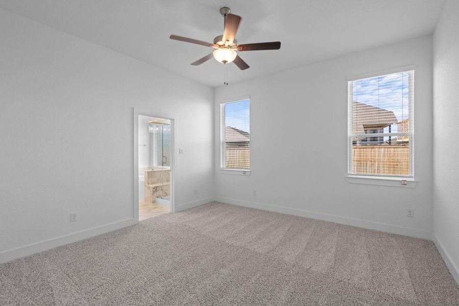 Spacious, unfurnished interior of a new home in Bridgeland, Cypress (Image 21).