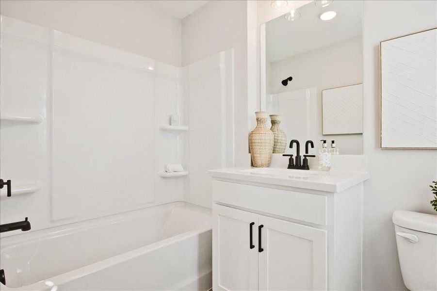 Furnished interior view inside a new home in Townes at South Main, Kennesaw (Image 25).