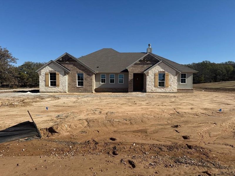 In-progress construction of a new home in Oak Grove Addition, Springtown, TX (Image 9). In-progress construction of a new home in Oak Grove Addition, Springtown, TX (Image 9).