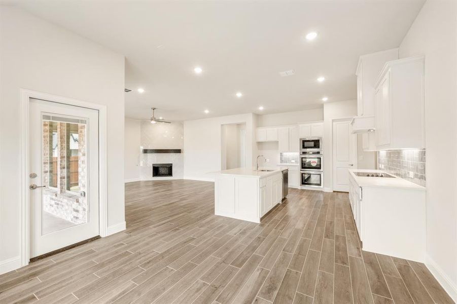 Furnished interior view inside a new home in Sunrise at Garden Valley, Waxahachie (Image 6).