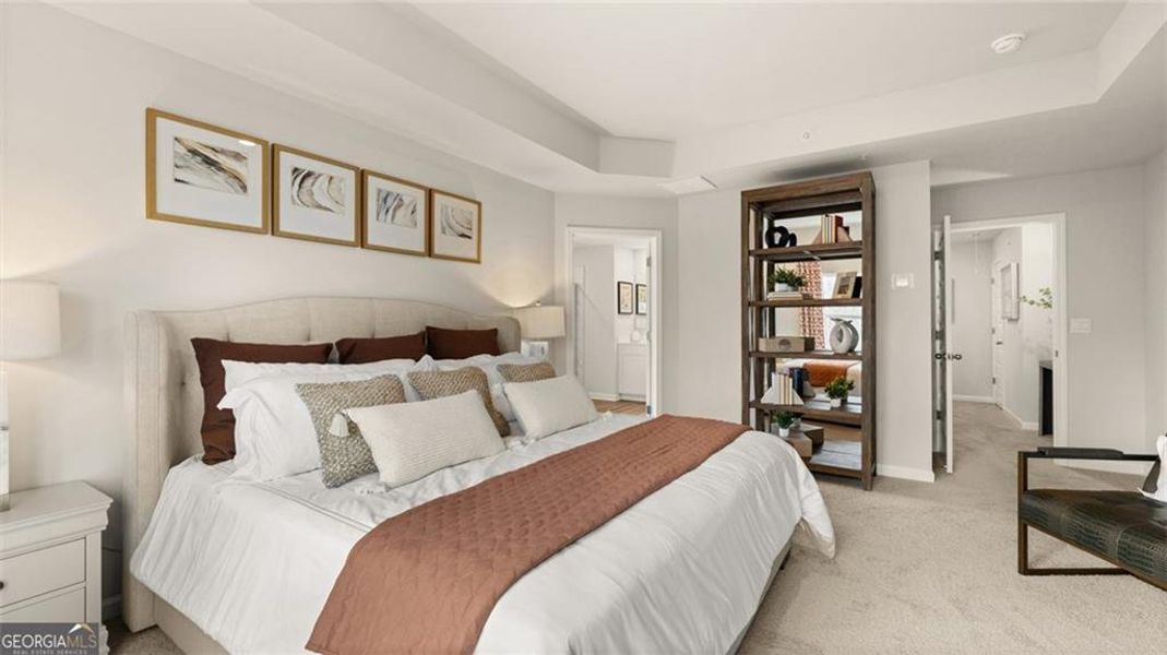 Furnished interior view inside a new home in Echo Glen, Stockbridge (Image 13).