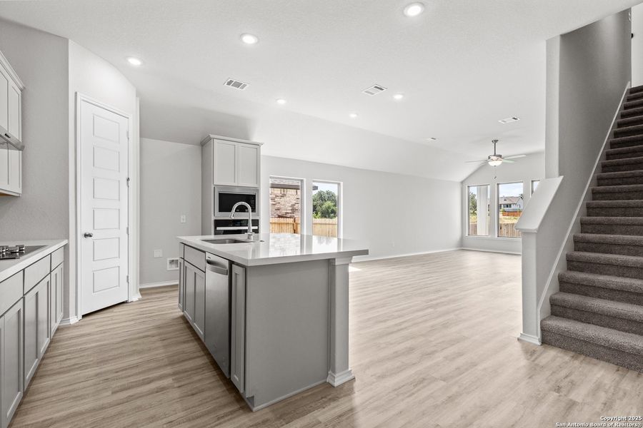 Furnished interior view inside a new home in Megan's Landing, Castroville (Image 10).