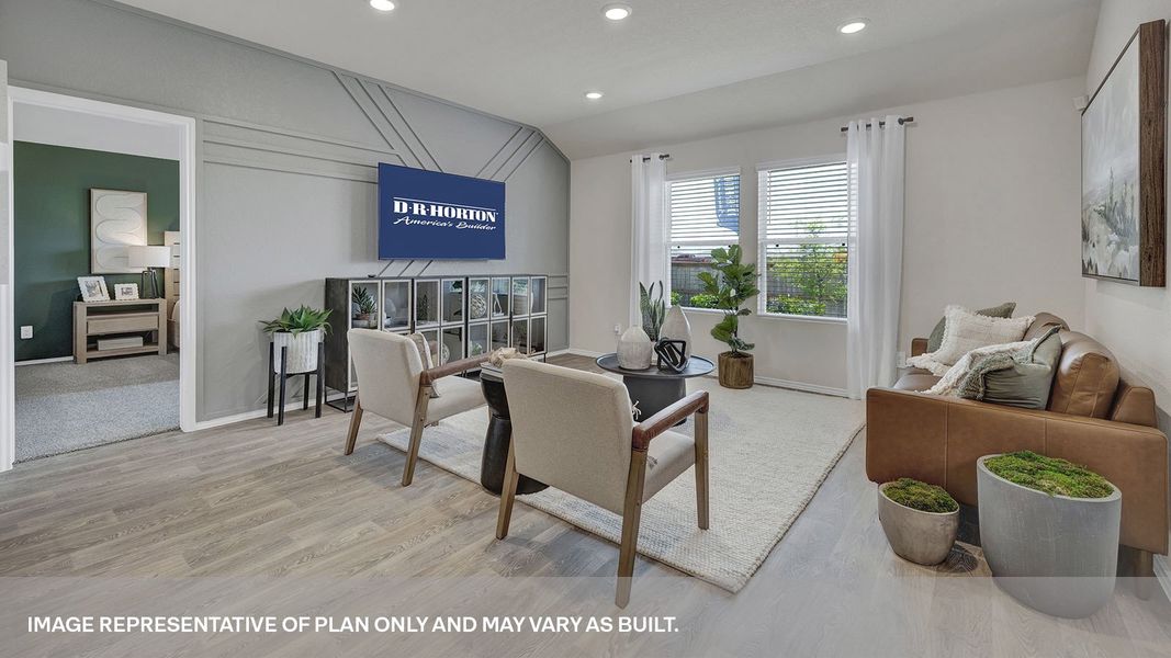 Furnished interior view inside a new home in Swenson Heights, Seguin (Image 16).