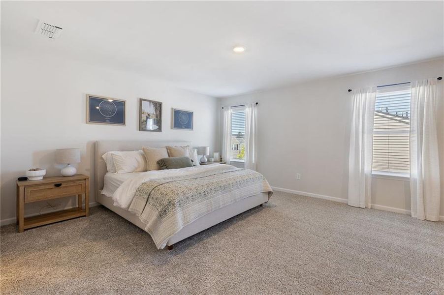 Furnished interior view inside a new home in Willowcrest Townhomes, Mableton (Image 42).