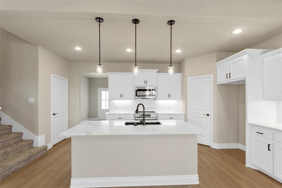 Furnished interior view inside a new home in , Greenville (Image 7).