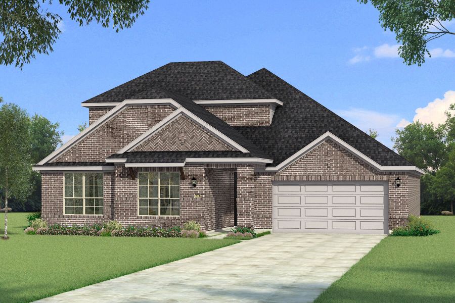 The Catania - Hill Country 2 Elevation